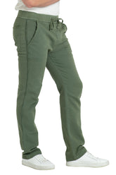 MODERN SWEAT IN OLIVE GREEN